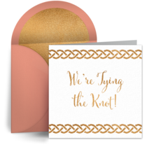 Engagement Tying the Knot card image
