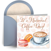 Elegant Cup of Coffee card image