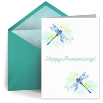 Dragonflies card image