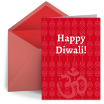 Decorative Diwali card image