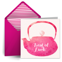 Cheerful Teapot card image