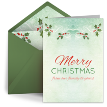 Holly Berries card image