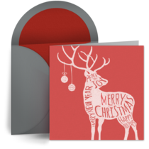 Forest Reindeer card image