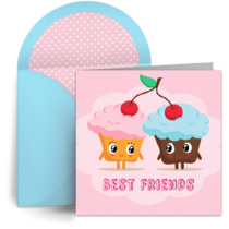 Friendly Cupcake card image