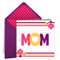 Mom Flower card image