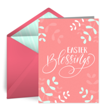 Easter Blessing card image