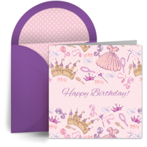 Birthday Princess card image