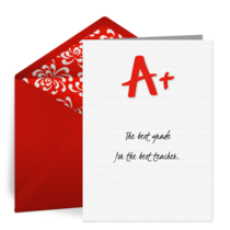 A+ Teacher card image