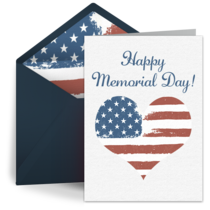 American Patriotic Heart card image