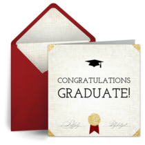 Graduation Diploma card image