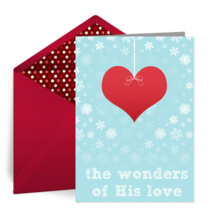 Wonders of His Love card image