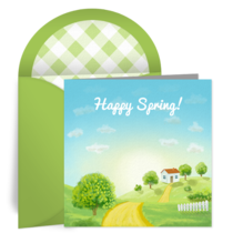 Sunny Spring Day card image