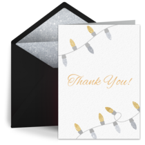 Thank You Lights card image