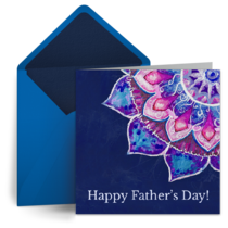 Blue Flowers card image