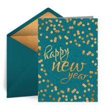 Happy New Year Dots card image