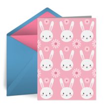 Easter Bunny Pattern card image