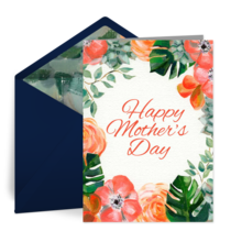 Mother's Day Bouquet card image