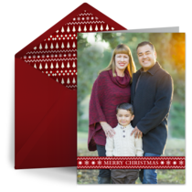 Merry Christmas Sweater Banner card image