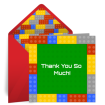 Blocks Thank You card image