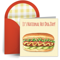 National Hot Dog Day | Jul 19 card image