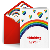 Rainbow Thoughts card image
