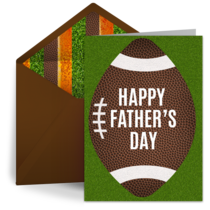 Father's Day Football card image