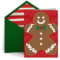 Gingerbread Man  card image