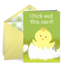 Easter Chick card image