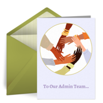 To Our Admin Team card image