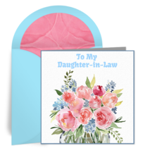 Mother's Day Vase card image