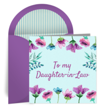 To My Daughter-in-Law card image