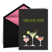 Cheers to you, Friend! card image