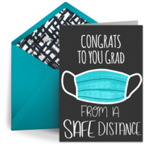 Congrats from a Distance card image