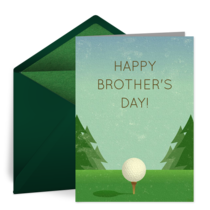 Brother's Day Golf card image