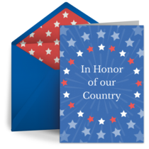 Memorial Day Honor card image