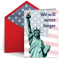 Never Forget Memorial card image