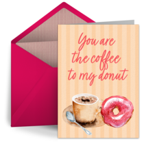 Coffee to My Donut card image