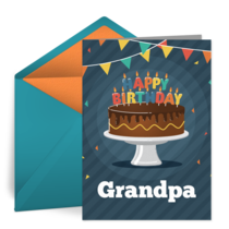 Birthday for Grandpa card image