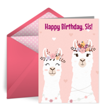 Llama Sister card image