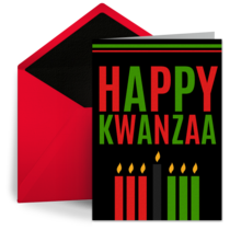 A Kwanzaa Ceremony card image