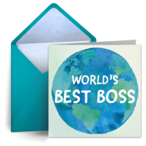 World's Best Boss card image
