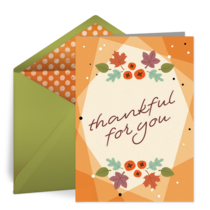 Thankful for You card image