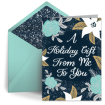 A Holiday Gift For You card image