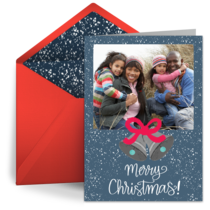 Silver Bells Photo card image