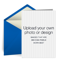 Upload - Blue Envelope card image