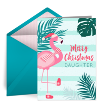 Merry Christmas, Daughter card image