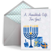 A Hanukkah Gift For You card image