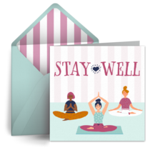 Stay Well Thank You card image