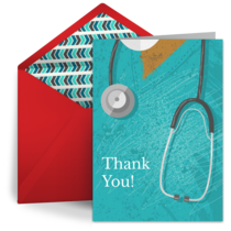Nurse Thank You card image