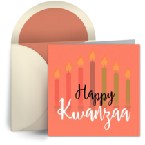 Peaceful Kwanzaa card image